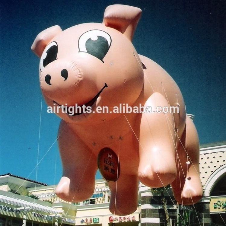 Advertising Giant Inflatable Pig Helium Balloon for Promotion