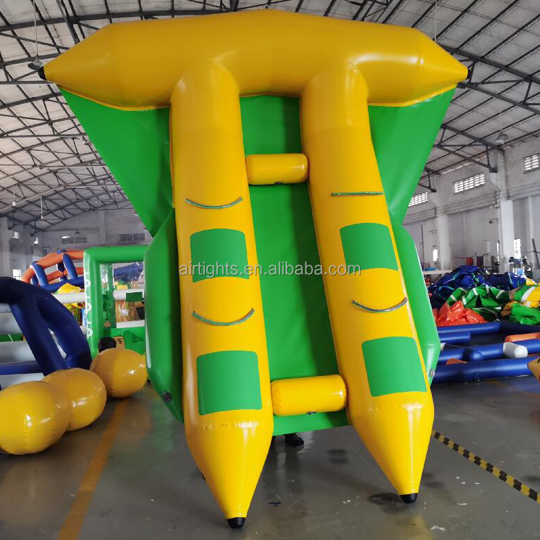 Summer best sale motor towable inflatable fly fish water tube boat for rental business