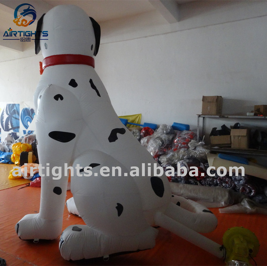 Airtight Factory Advertising Competitive Price Giant Inflatable Dalmatian Dog Balloon