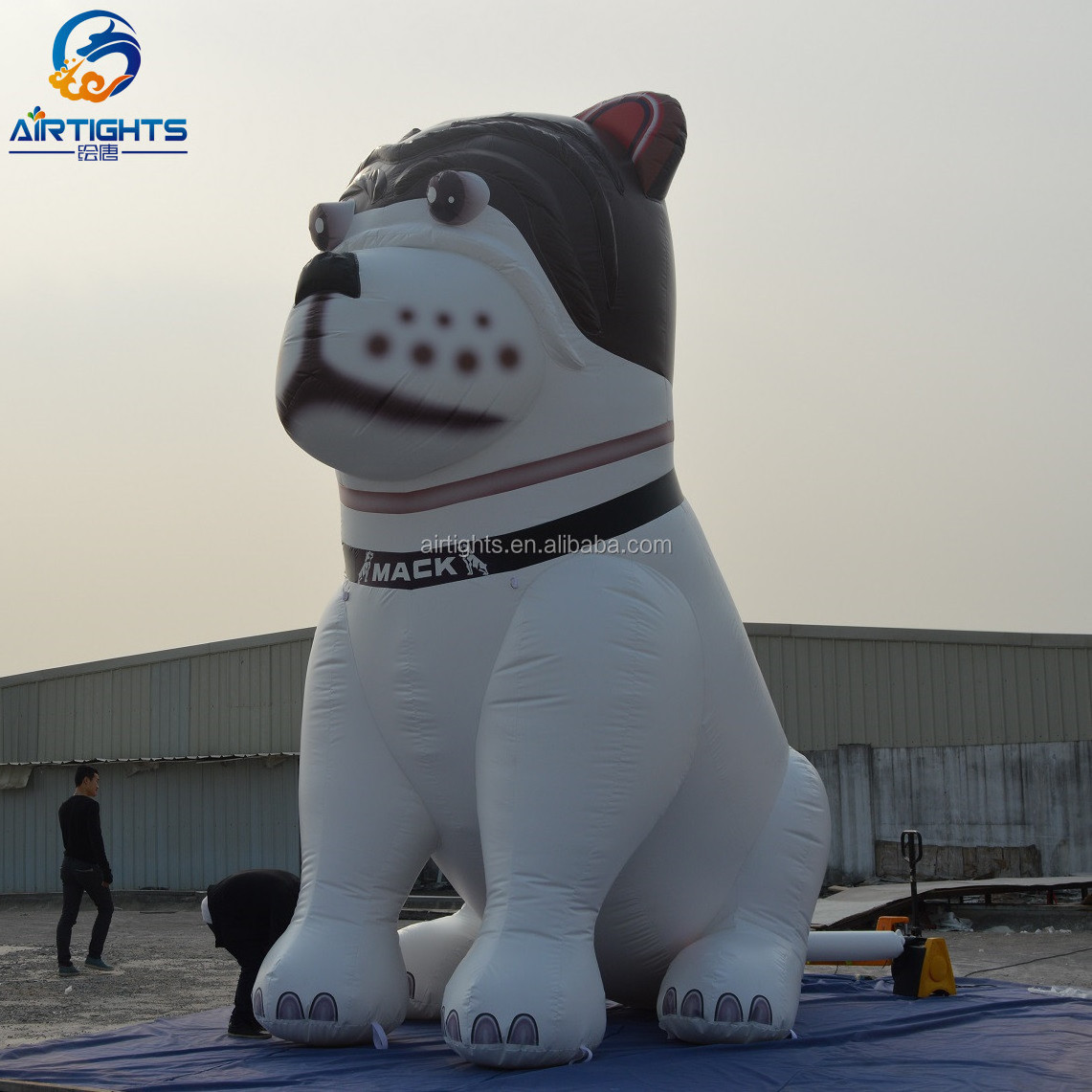 Airtight hot sale inflatable pet outdoor weather resistant giant inflatable dog balloon