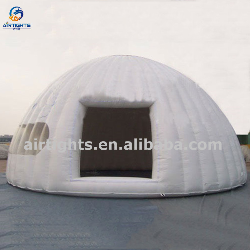 Craze hot bubble tent custom big PVC tarpaulin inflatable air dome tent