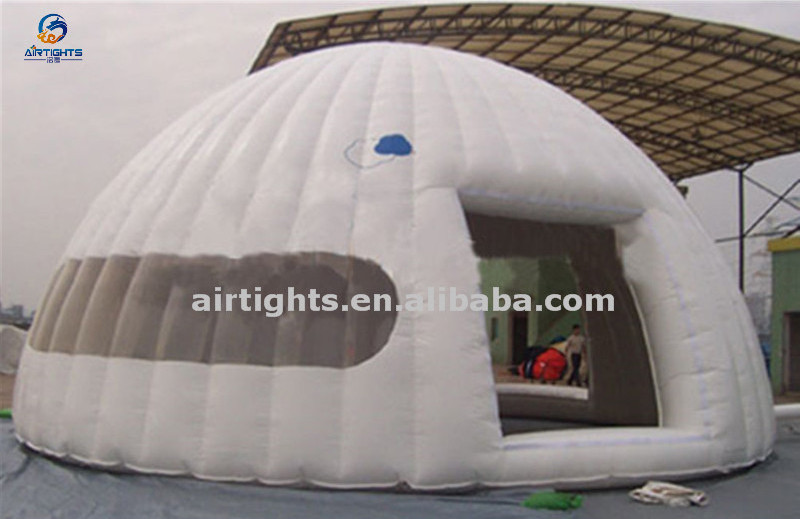 Craze hot bubble tent custom big PVC tarpaulin inflatable air dome tent