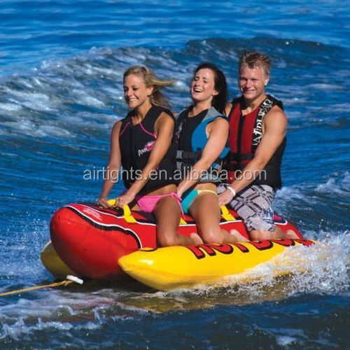 inflatable paddle boat banana boat for water sports race