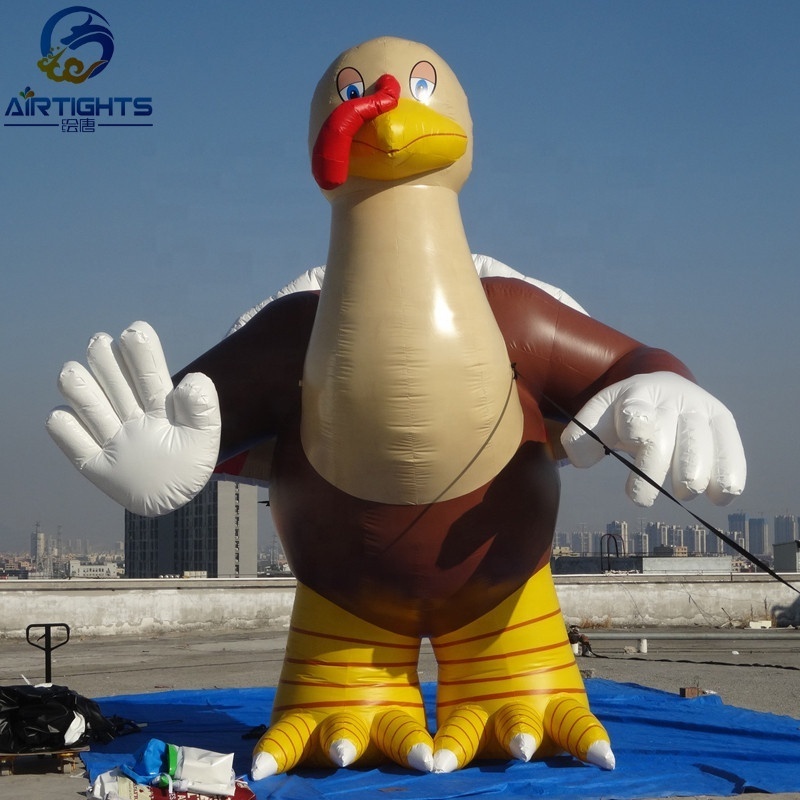 Hot Sale to USA Giant Inflatable Thanksgiving Turkey Replica Balloon