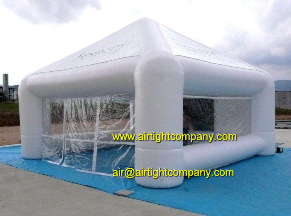 Advertising Inflatable gazebo, white inflatable pavilion tent for exhibition or trade show