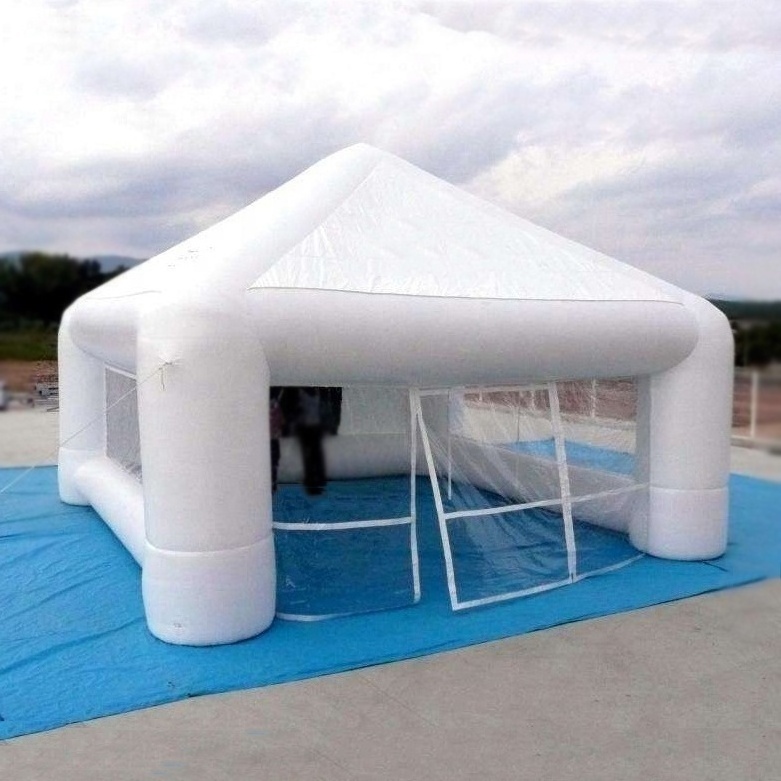 Advertising Inflatable gazebo, white inflatable pavilion tent for exhibition or trade show