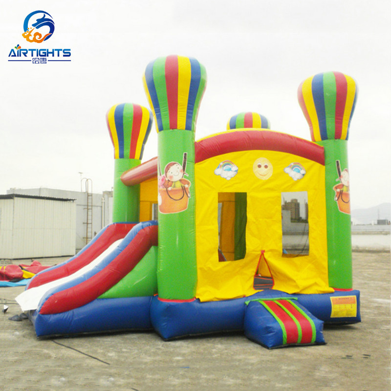 Exiting jumping balloons commercial outdoor inflatable bouncy castle slide for rental companies