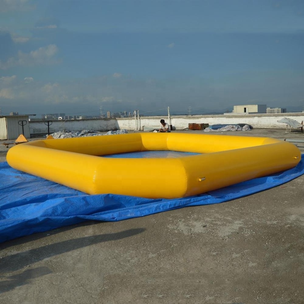 Yellow Color Inflatable Pool BIG Water Pool Inflatables, Inflatable Pool for Bumper Boats