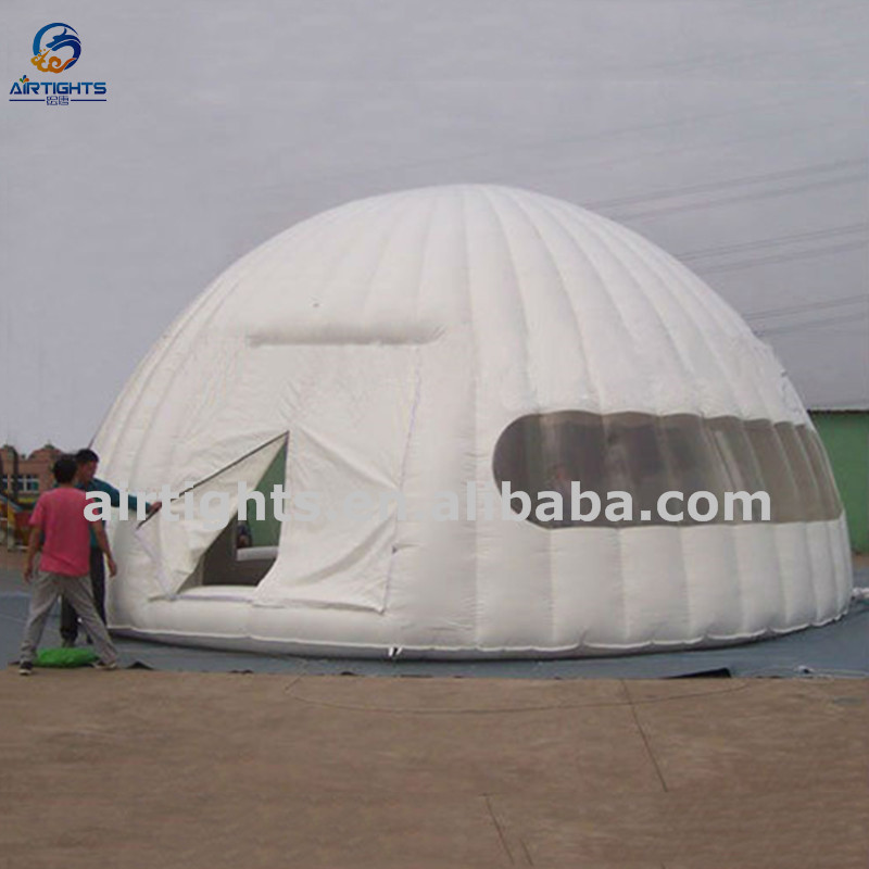 Craze hot bubble tent custom big PVC tarpaulin inflatable air dome tent