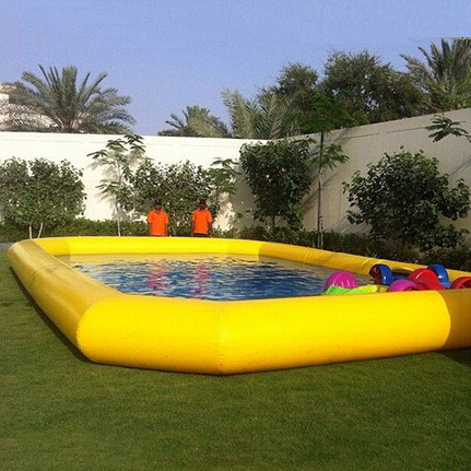 Yellow Color Inflatable Pool BIG Water Pool Inflatables, Inflatable Pool for Bumper Boats