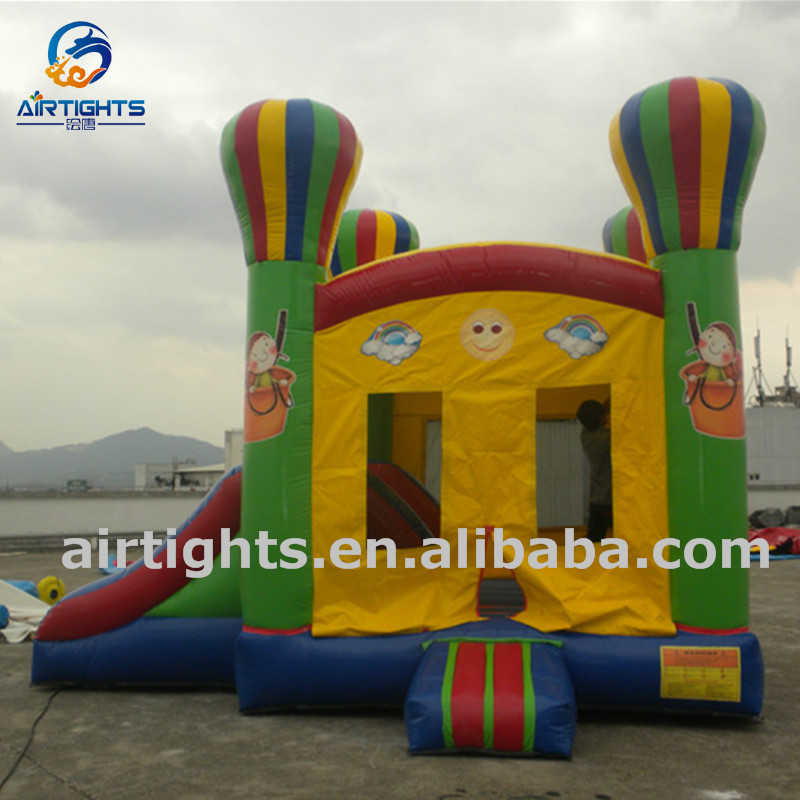 Exiting jumping balloons commercial outdoor inflatable bouncy castle slide for rental companies