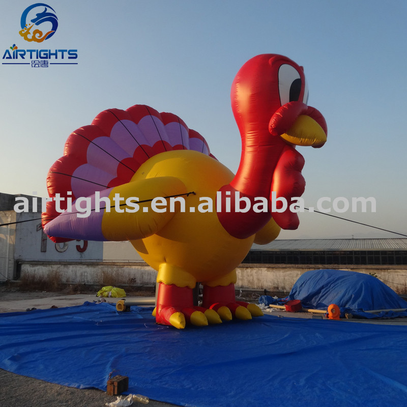 Thanksgiving Turkey Balloon Hot Sale Giant Durable Inflatable Turkey Holiday Balloons