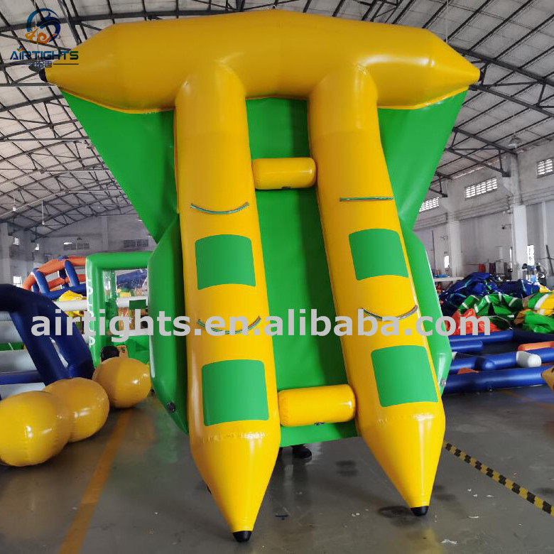 Summer best sale motor towable inflatable fly fish water tube boat for rental business