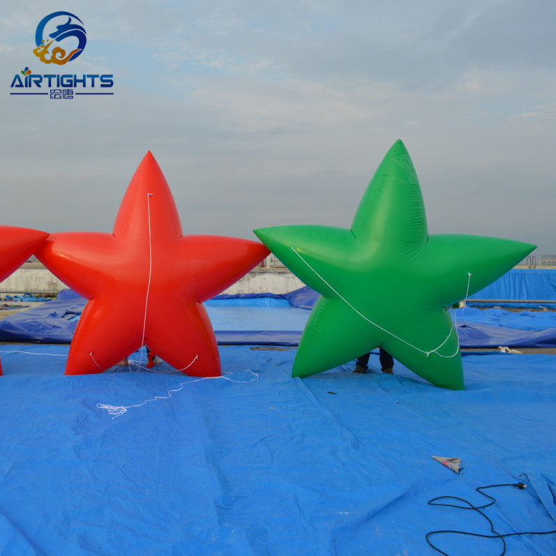 Parade Inflatable Balloon Good Price Colorful Big Star Shape Helium Balloon for Activities