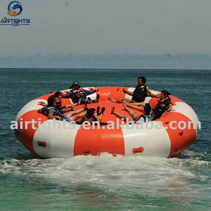 Best Sale Inflatable Water Spinner Airtight Colorful Inflatable Towable Disco Boat