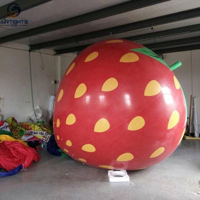 Strawberry Helium Balloon, Giant Inflatable Strawberry Balloon