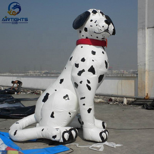 Airtight hot sale factory price decorative big inflatable dalmatians dog balloon