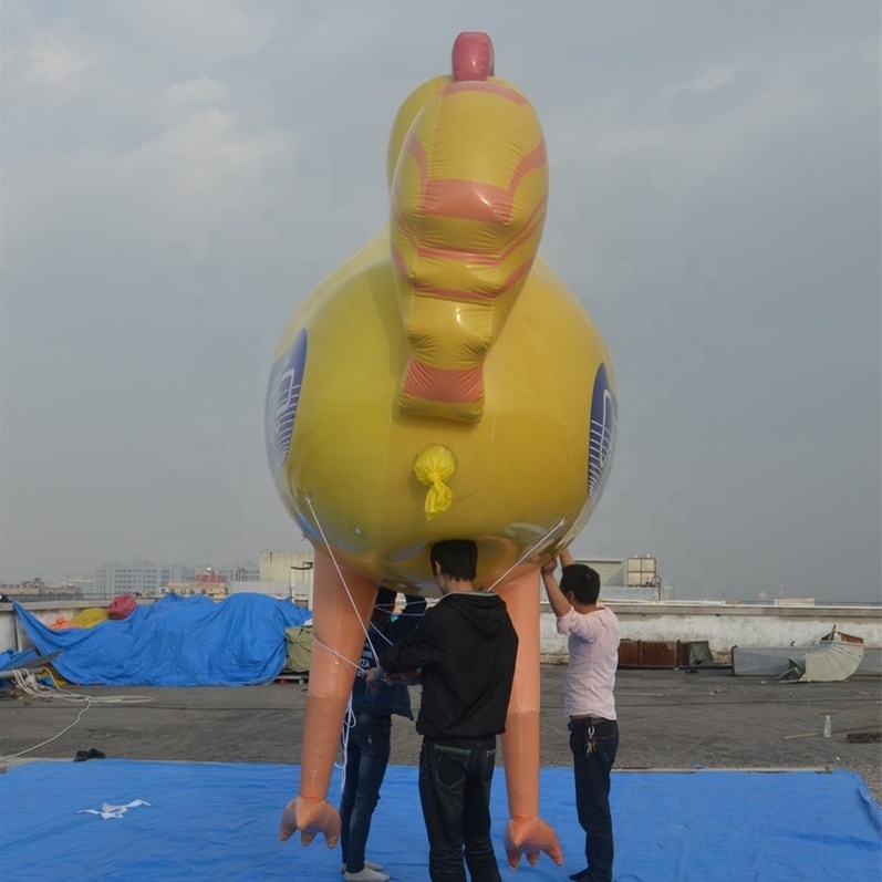 Rooster Inflatable Helium Balloon, Custom big inflatable chicken Balloon for advertising