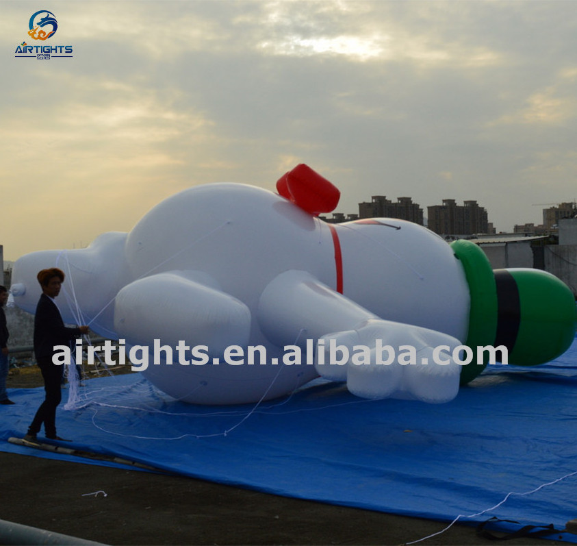 7m High Floating Christmas Decoration Giant Inflatable Snowman Helium Balloon for Parade