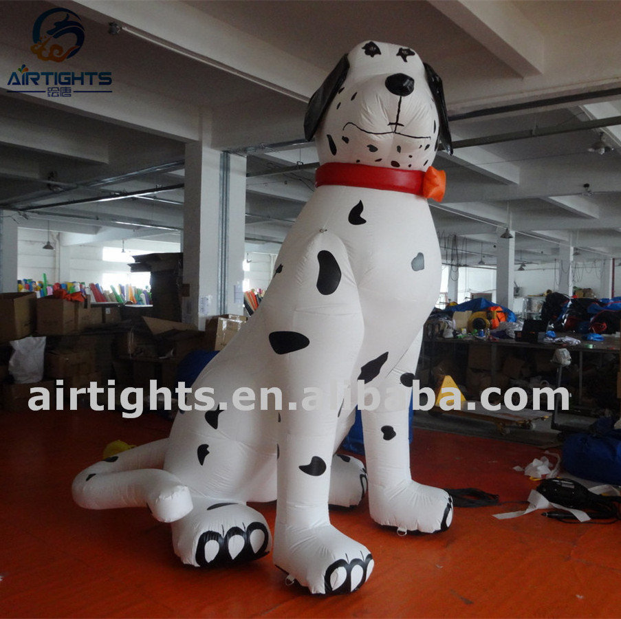 Airtight Factory Advertising Competitive Price Giant Inflatable Dalmatian Dog Balloon