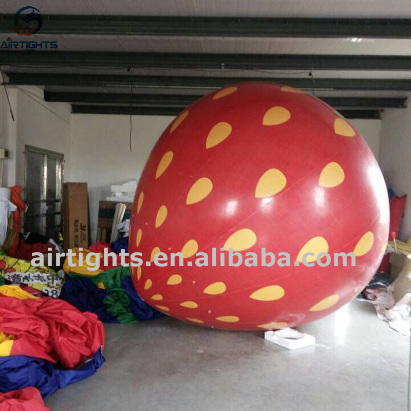 Strawberry Helium Balloon, Giant Inflatable Strawberry Balloon