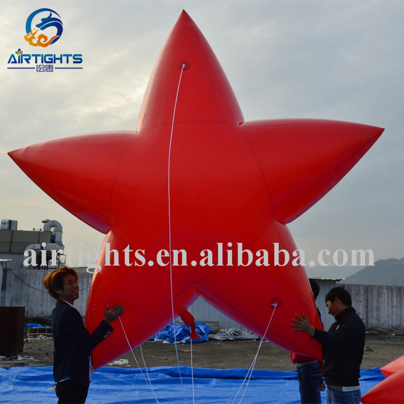 Parade Inflatable Balloon Good Price Colorful Big Star Shape Helium Balloon for Activities