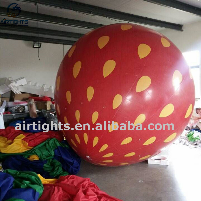 Strawberry Helium Balloon, Giant Inflatable Strawberry Balloon