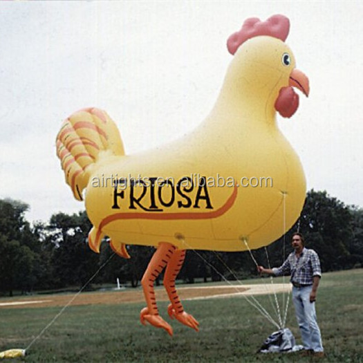 Rooster Inflatable Helium Balloon, Custom big inflatable chicken Balloon for advertising