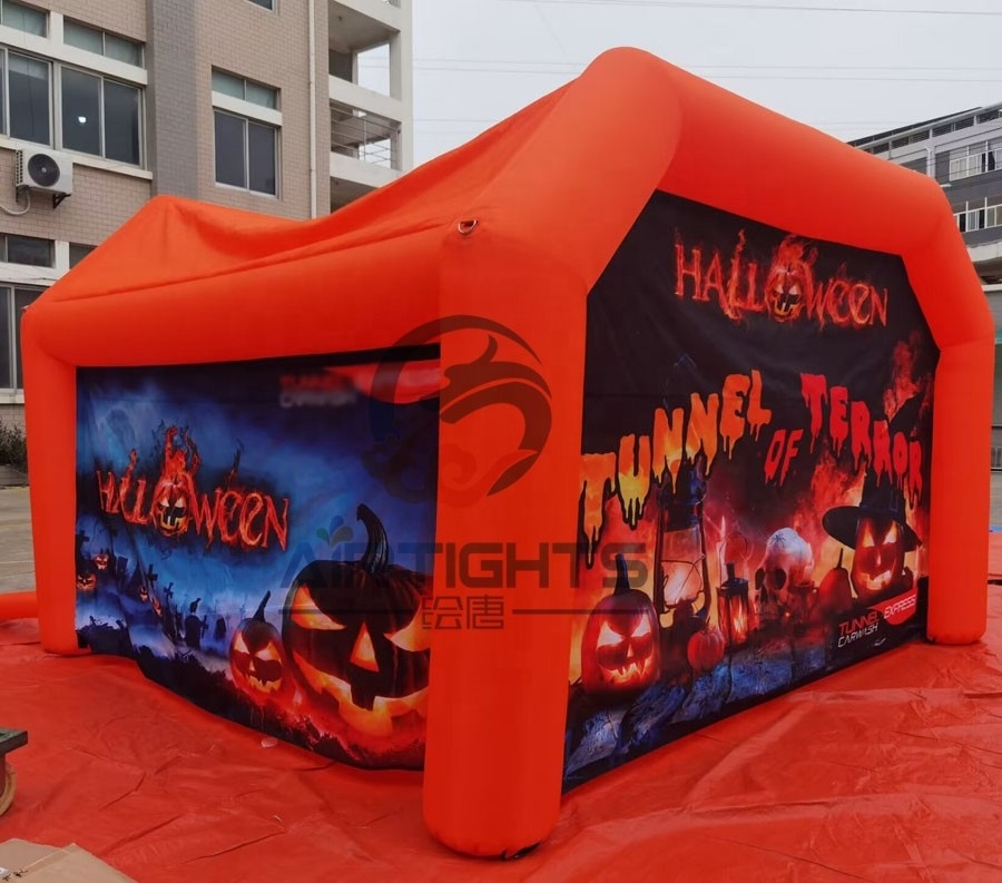 Custom Make Car Wash Tunnel Tent Factory Price Inflatable Party Tent for Halloween Events