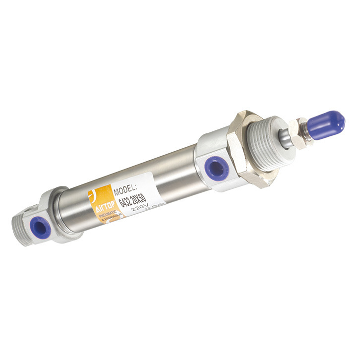 ISO6432 DSN Series Standard Stainless Steel Mini Cylinder Double Acting Pneumatic Cylinder