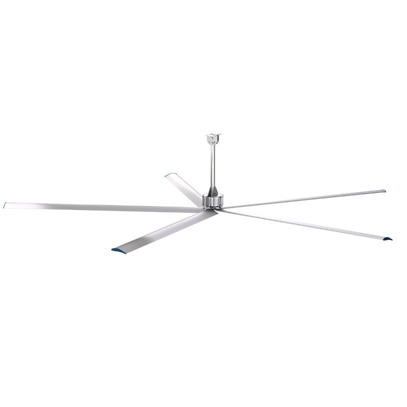 1000 Square Metre Industrial HVLS Ceiling Fan DC Powered with Reliable Motor Farms Restaurants Manufacturing Plants Home Use