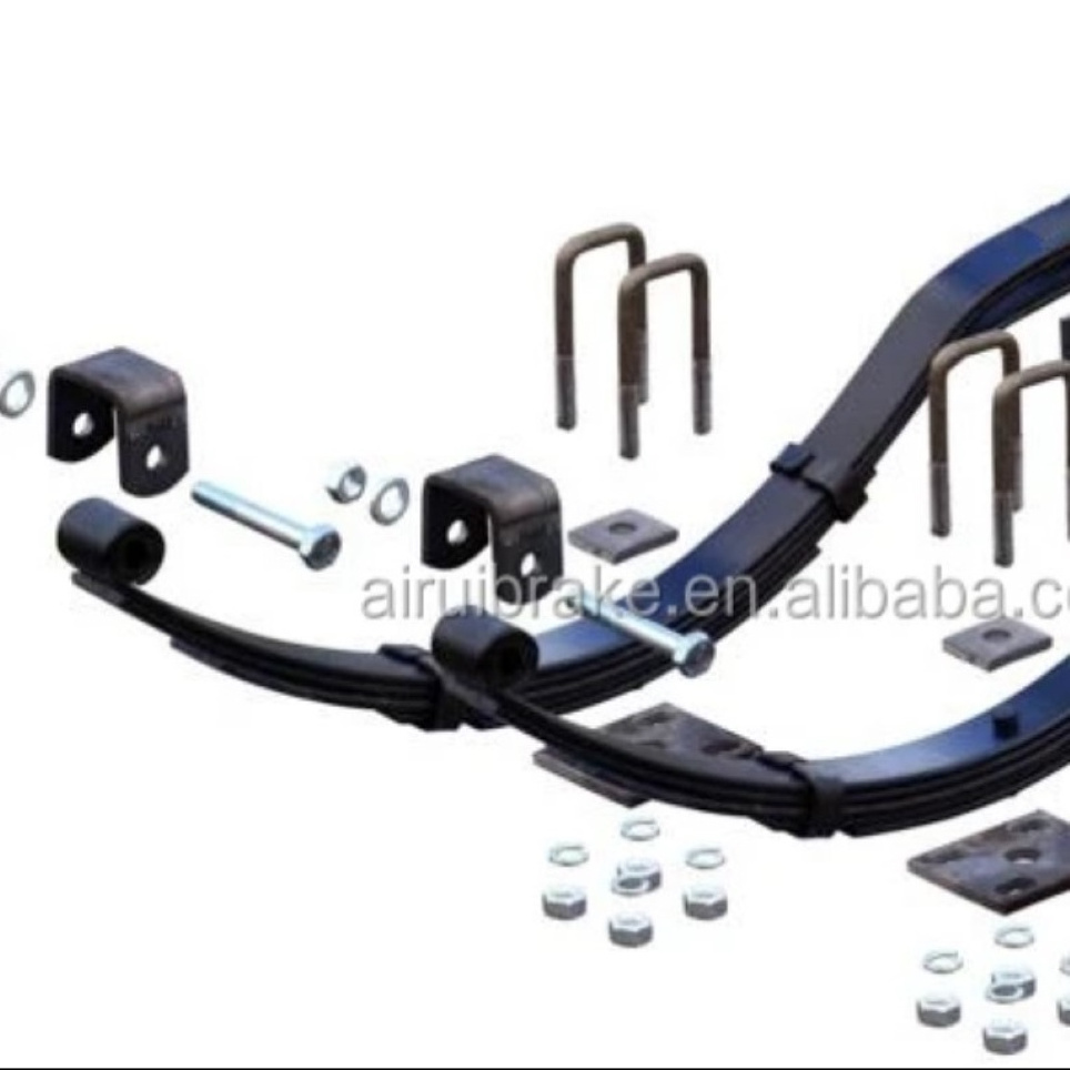 hanger kit for tandem axle trailer spring suspension