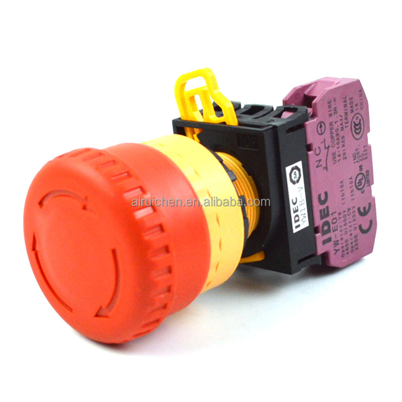 Emergency stop button switch YW1B-V4E01R YW1B-V4E11R YW1B-V4E21R YW1B-V4E02R YW1B-V4E10R YW1B-V4E20R switch IDEC