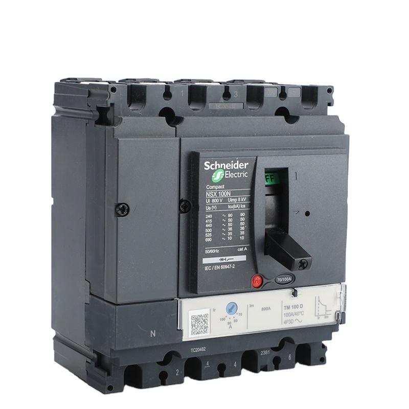 Original Industrial controls Molded case circuit breaker air switch NSX100F 3P3D TM100D LV429847 Circuit breaker for Schneider