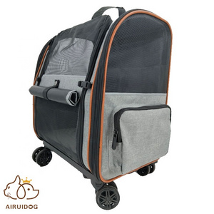 Cat Carrier Backpack Expandable Extra Large Travel Pet Backpack Adjustable Pet Bag Small Dog Cat  Carrying Backpack