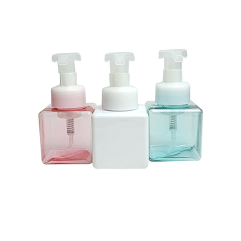 Foam bottle 250ml plastic cosmetic liquid soap dispenser with foam pump bottle face cream packaging Sealing Type spray