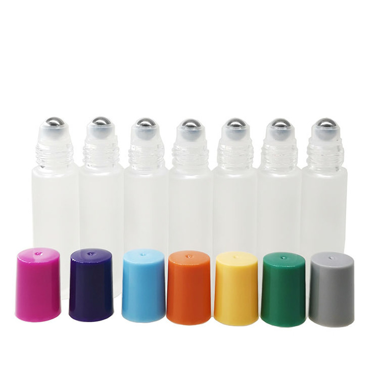 5ml 10ml Crystal Fancy Empty Deodorant Essential Oil Roll On Glass Bottle Perfume Roller Attar Bottle with for Ball