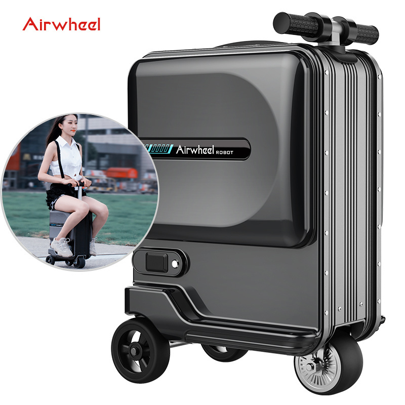 Airwheel SE3mini 20 inch carry on hard shell travel luggage small luggage with wheels Removable Power Bank Battery suitcase