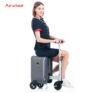 Airwheel designers brand Korean style trolley suitcase with usb charging custom travel smart carry on luggage