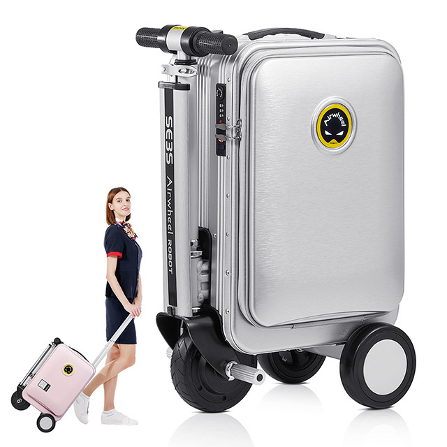 Airwheel Manufacturer Luxury Aluminium Frame minion suitcase Business Airport Metal Trolley Luggage