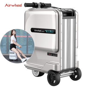 Airwheel SE3mini 20 inch carry on hard shell travel luggage small luggage with wheels Removable Power Bank Battery suitcase