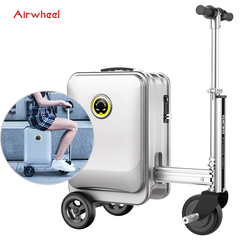 Airwheel designers brand Korean style trolley suitcase with usb charging custom travel smart carry on luggage