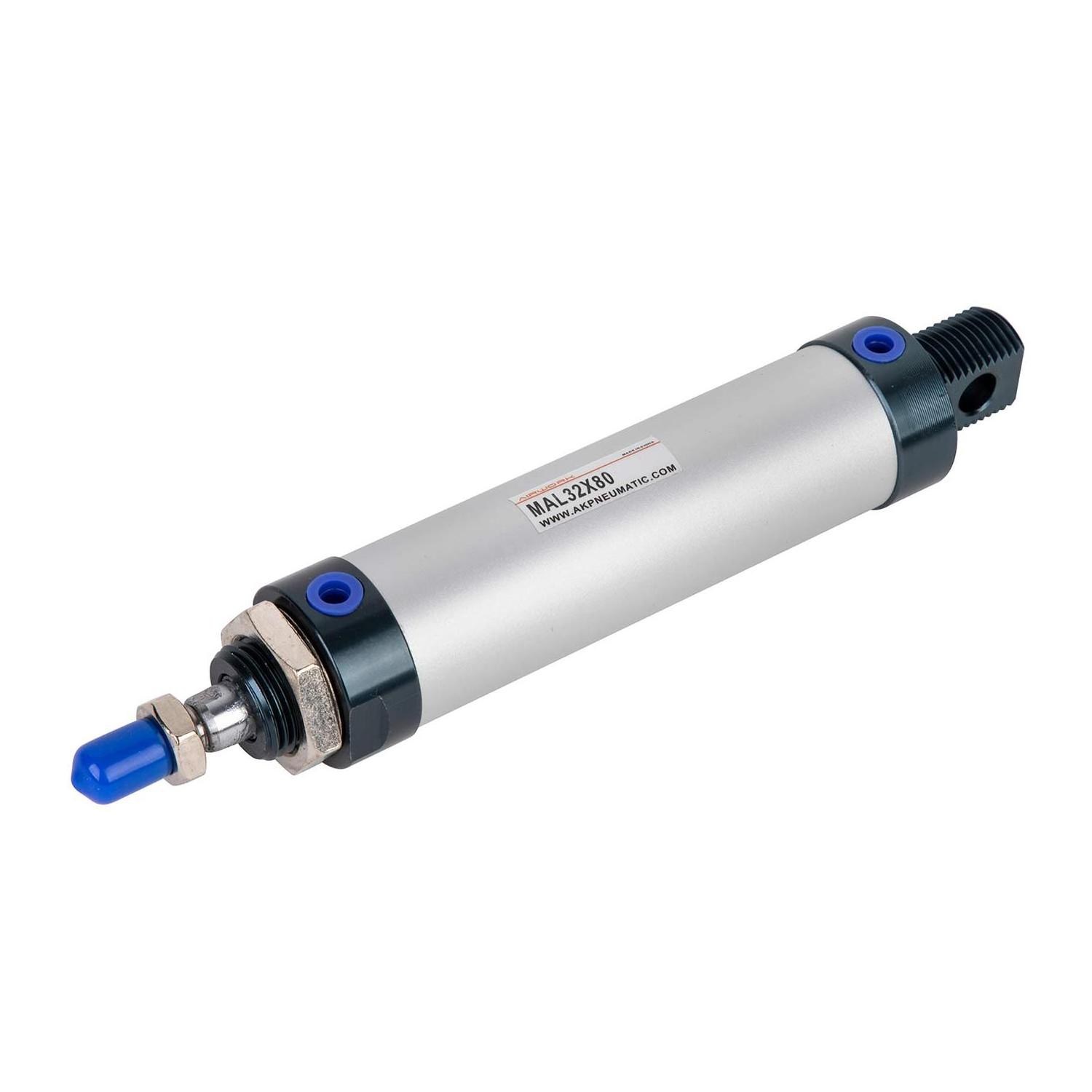 MAL high pressure aluminium alloy pneumatic round air cylinder