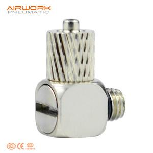 mini micro small Metal Pneumatic Joint fitting male elbow air push in fitting