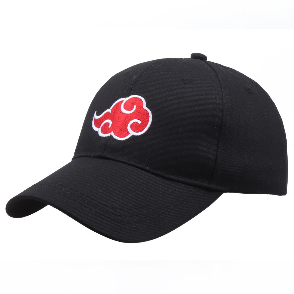 Akatsukied Logo Anime Casual Beanies for Men Women Knitted Embroidered baseball Hat Red Cloud Hip-hop Skullies Hat Unisex Caped