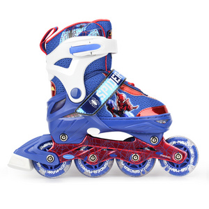 Disney Best Hot Selling Anime Roller Skates With Flashing Outdoor Roller And Children Adjustable Roller Skates For Children