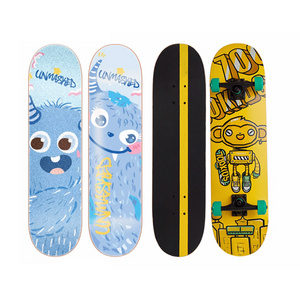 Aisamstar Wholesale Custom Direct Sale Kids Toys Skate Board Wood Maple 7-Layer Kids Skateboard