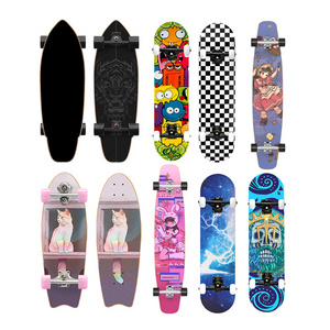 Aisamstar Wholesale Premium 7 Ply Canadian Maple Skateboard Plain Skate Board Custom Blank Skateboard Deck