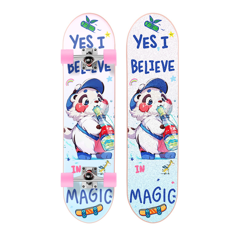 Aisamstar Wholesale Adult Flying Skate Board Custom Print Double Sied 7-Layer Maple Skateboards