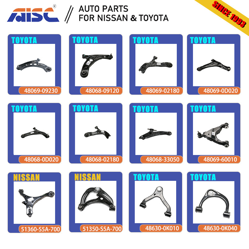 AISC Auto Parts Suspension Parts Upper Lower Control Arm For TOYOTA NISSAN  Hot Selling